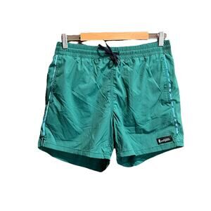 Cotopaxi Green Brinco Solid Performance Stretch 5" Mens Activewear Shorts Size M